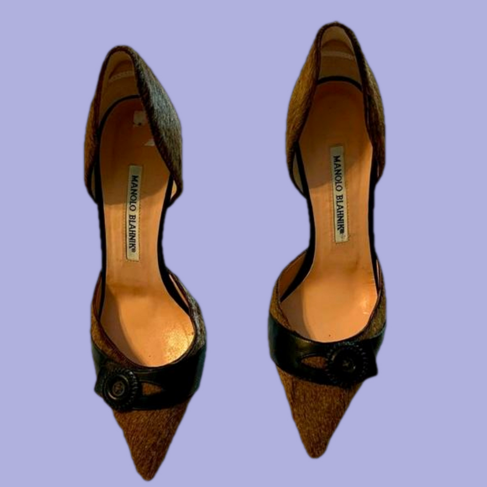 Authentic Manolo Blahnik Heels, Size 7.5 US
